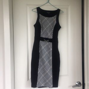 Houndstooth work dress